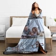 thumbnail image 5 of Custom Blanket Personalized Photos Text Collage Customized Picture Throws Blankets for Adults Kids Family Birthday, 1 Photo, 30x40 Inches, 5 of 6