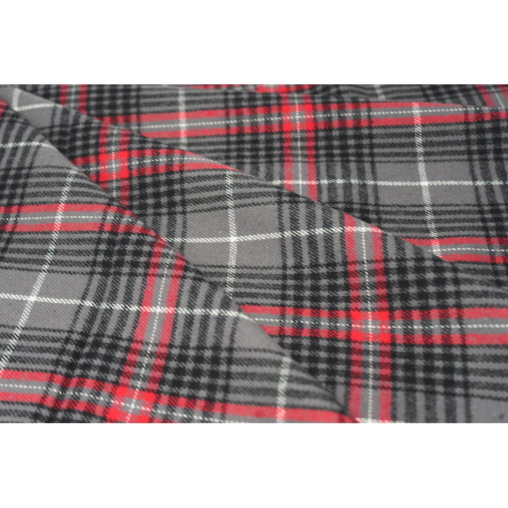 RTC Fabrics Cotton Flannel 45" Plaids Buffalo Check Color Sewing Fabric