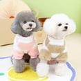 thumbnail image 4 of LANFENG Dog Winter Sweater Warm Dog Coat Plush Dog Pajamas Small Dog Jacket Dog Sweatshirt Pet Clothing Bodysuit Overalls for Dogs Puppy Jumpsuit Dog Outfit, 4 of 9