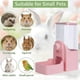 thumbnail image 5 of Comedero y dispensador de agua automático para mascotas de pared, apto para hámsteres, conejos, perros pequeños y gatitos. Dispensador de comida para perros y bebedero para gatos. Comedero de plástico, 5 of 6