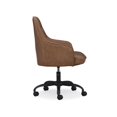 thumbnail image 4 of HFO Chaise de Travail en Similicuir de Transition en Touffeté Marron Cognac, 4 of 7