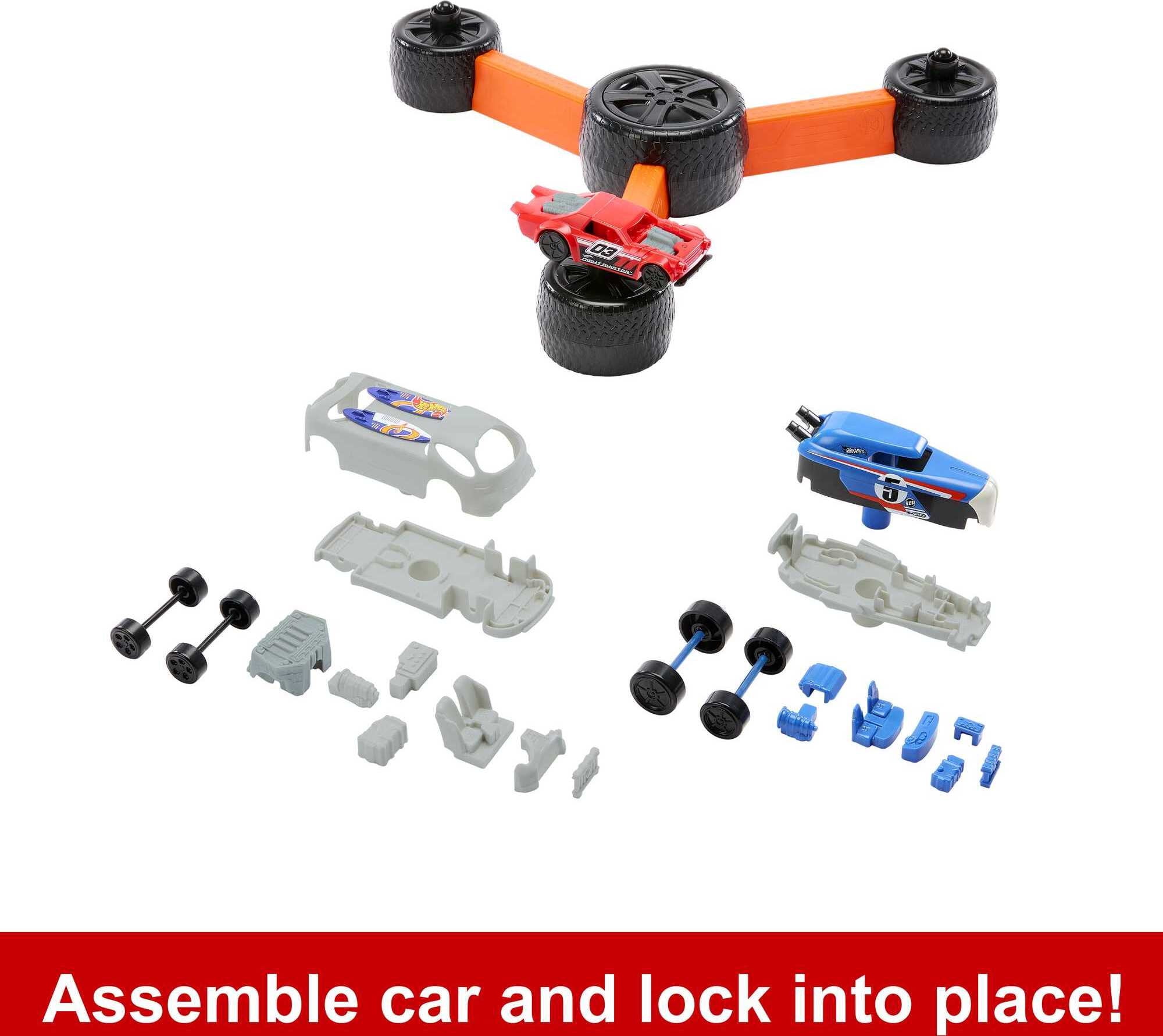 Hot Wheels Build ‘n Slam Kids Games, Car Game, Family Game Night