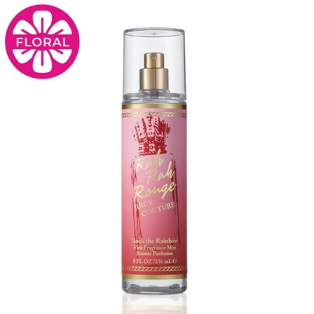 Juicy Couture Rock The Rainbow Rah Rah Rouge Body Mist Spray, Perfume for Women, 8.0 fl oz