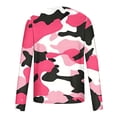 thumbnail image 3 of VBTAPA Camo Long Sleeve Shirt for Men Crewneck Camouflage T-Shirt Lightweight Hunting Shirts Sport Athletic Workout Tops Prime Big Deal Days Pink L, 3 of 5