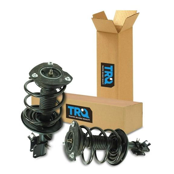 TRQ Front Strut & Coil Spring Assembly Set Driver & Passenger Sides Fits Select 09-14 Nissan Maxima