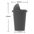 thumbnail image 2 of Bote de basura de silicona para coche con tapa para puerta de coche portátil apto para portavasos, consola de casa u oficina, 2 of 5