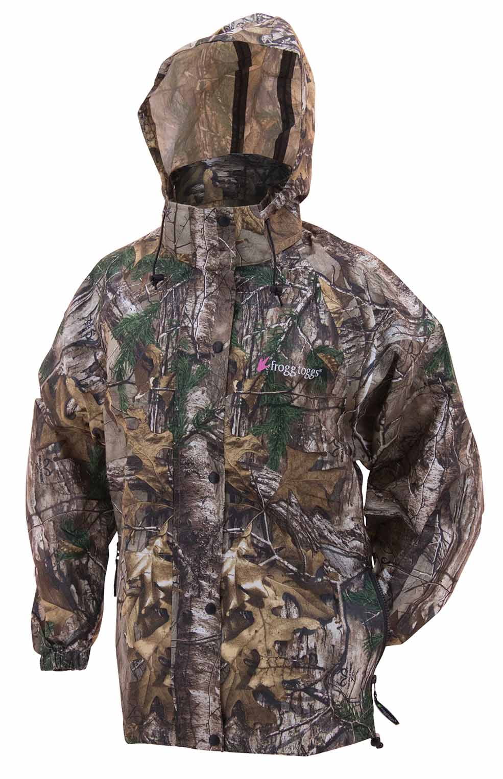 FROGG TOGGS Womens ProAction Waterproof Rain Jacket (Realtree, Small