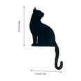 thumbnail image 3 of WHEANG Décoration pour la Maison Décoration de Cadre de Porte Chat Décoration de Fête Décoration de Vacances Décoration de Coin de Cadre de Porte Silhouette, 3 of 4