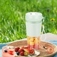 thumbnail image 5 of PureCasa Electric Handheld Juicers for Home Travel Sports, Smart Portable Blenders for Fruits & Shakes, 380ml 50W Mini Juicer Bottle 900mAh Blender Cup USB Rechargeable, 8.7"x4"x4", 1PC, Green, 5 of 8