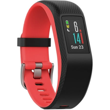 Garmin VivoSport Touch GPS Smart Activity Tracker Fitness Band - Small, Fuchsia (CERTIFIED