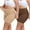 2,Mid Waist Nude/Brown, variant on Anyfit Wear 3 Packs Plus Size Mid Waisted Body Shaper Shorts Shapewear for Women Tummy Control Thigh Slimming Panties