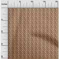 thumbnail image 1 of oneOone Viscose Chiffon Dark Beige Fabric Triangle Geometric Sewing Material Print Fabric By The Yard 42 Inch Wide, 1 of 1