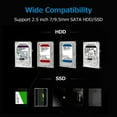 thumbnail image 4 of Hard 2.5 inch Hard Disk Case Type-C Transparent HDD Enclosure High-speed Transmission Easy Installation for 2.5 inch  HDD/SSD Not Inclube Hard Disk, 4 of 7