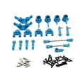thumbnail image 2 of Piezas de repuesto de coche teledirigido, accesorios, copas de dirección de torre de choque para Wltoys 1/28 284161 284010 284131, coche trepador de Azul Hugo brazos traseros delanteros, 2 of 8