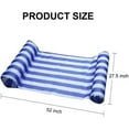 thumbnail image 3 of 2 Pack Premium Swimming Pool Floating Hammock, Multi-Function Water Hammock Lounger Inflatable Raft with Air Pump (Green and Blue), 3 of 5