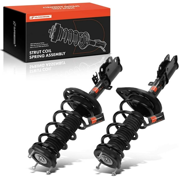 A-Premium Rear Pair Complete Strut and Coil Spring Assembly Compatible with Toyota Avalon 2013 2014 2015 (FWD 3.5L, Limited/XLE/XLE Touring/XLE Touring SE/XLE Premium)