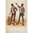 thumbnail image 1 of Negro Double Song & Dance- Fine Art Canvas Print (20" x 30"), 1 of 1