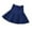 Dark Blue, variant on Pleated Skirt for Big Girls Outfit New Toddler Baby Girls Skirts Skorts Elastic High Waist Pleated Skirts for Girls Running Sports Tennis Skater Skirt Black 130
