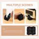 thumbnail image 5 of VERDANVERSE 4Ud Aumentadores De Altura Para Muebles Con Ajustable Color Negro Para Uso En Hogar, 5 of 6