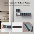 thumbnail image 2 of Weekly Pill Organizer Magnetic Removable Pill Box Day Time a Day Large Pill Case Travel Week Once Daily Medication Dispenser Medicine Container Holder for Supplement Vitamin Blac, 2 of 6