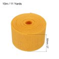 thumbnail image 2 of Uxcell 2 Inch x 11 Yards Jute Crafts Party Wrapping Decoration Burlap Fabric Ribbon Yellow, 2 of 6