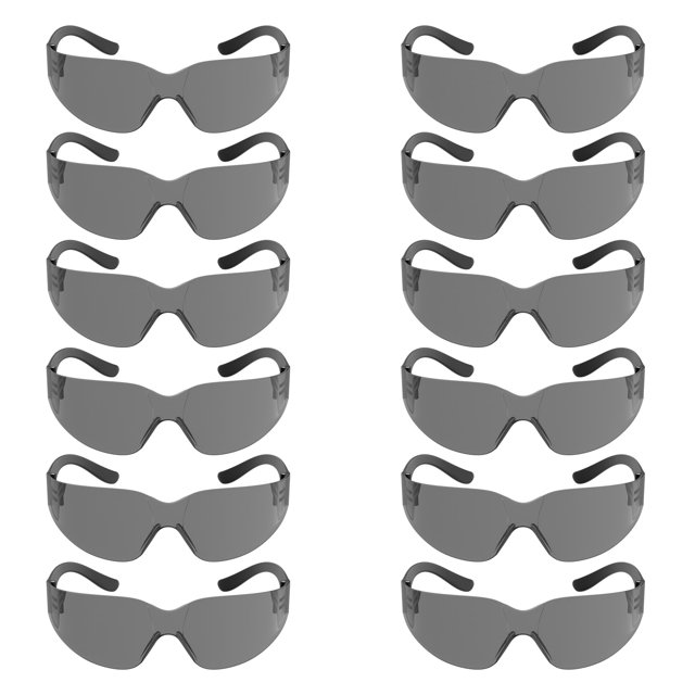 Gafas de seguridad RUGGED BLUE Diablo Pack 12 lentes grises
