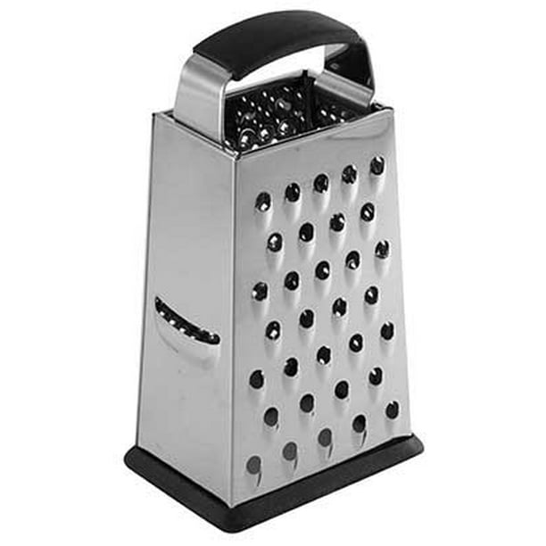 Tablecraft Small 4 Sided Stainless Steel Non Slip Grip Box Grater, 6 Inch -- 6 Per Case.