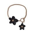 thumbnail image 2 of YYKihy French High End Design Alloy Flower Anklet Light European And American Fashion Simple Female Style, 2 of 9