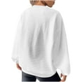 thumbnail image 5 of FAIWAD Women's Hoodless Sweatshirt Casual Crewneck Long Sleeve Pullover Tops Fall Winter Outdoor Sports Clothes, 5 of 8