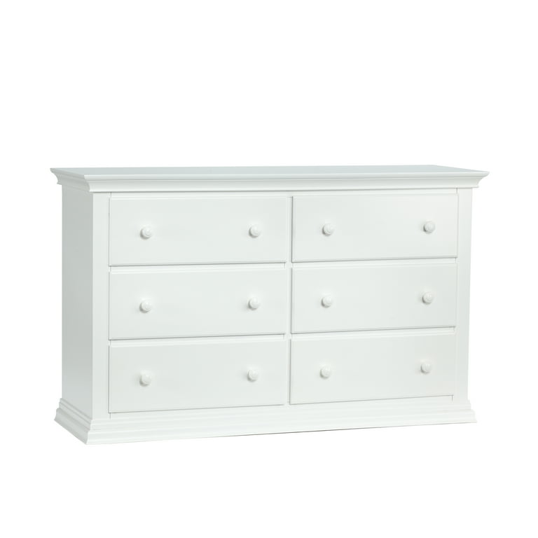 Delta haven 6 drawer dresser deals white