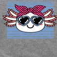 thumbnail image 3 of Instant Message - Girls Love Big Bows - Toddler & Youth Girls Raglan Graphic T-Shirt, 3 of 6