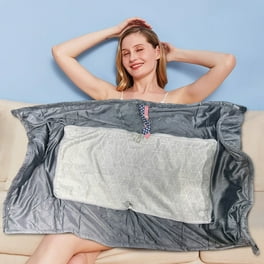Dream lab acupressure comfort 15 lb weighted blanket with removable cover hotsell