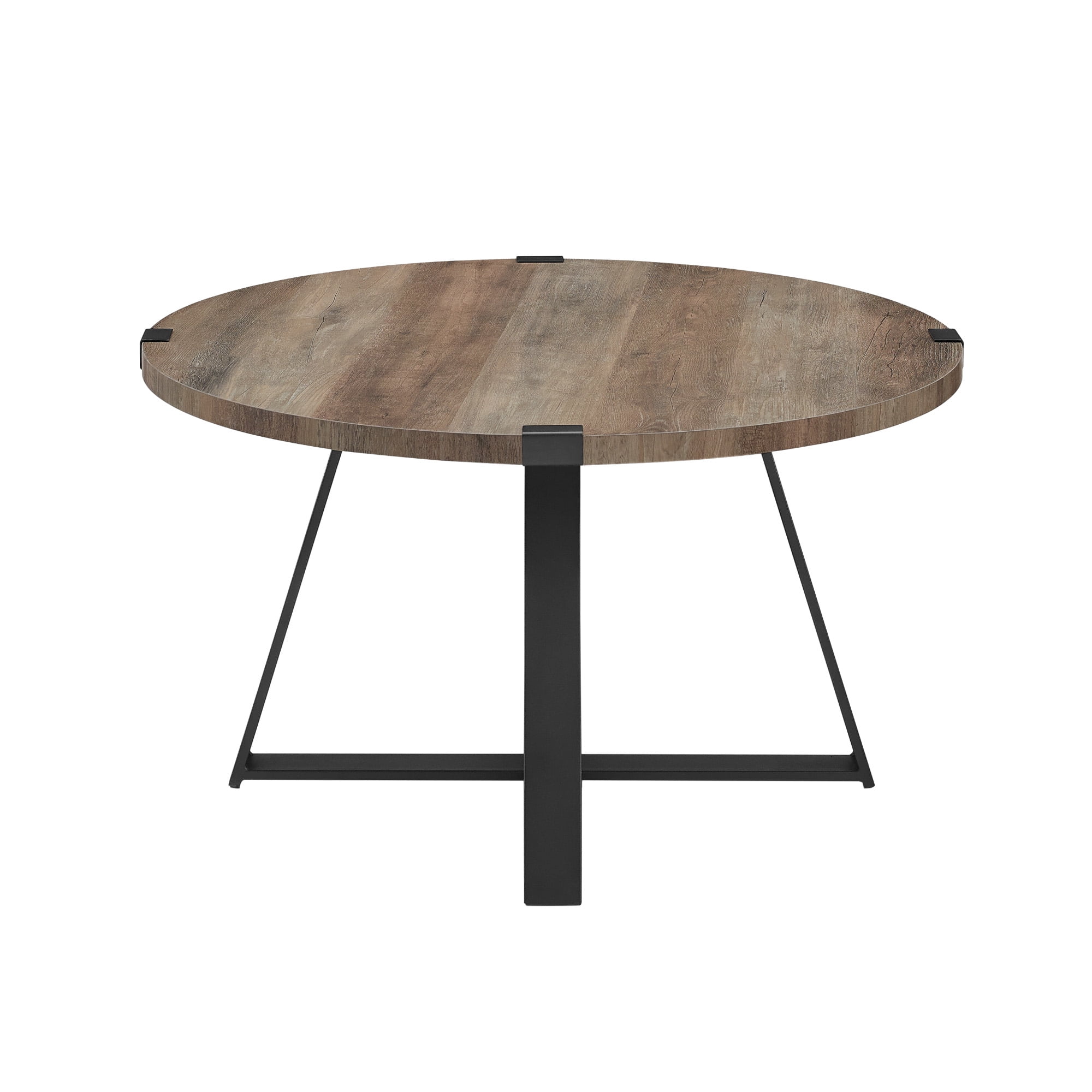 Walker Edison Slate Wrap Leg Coffee Table, Grey Wash