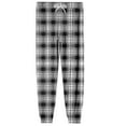 thumbnail image 4 of Men's Casual Checkered Bundle Leg Foot Home Sleeping Pants Christmas Pajama Plaid Pants, 4 of 4