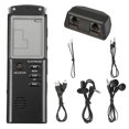 thumbnail image 2 of Enregistreur Audio Numérique 8/16 Go, Dictaphone, Lecteur Mp3, PRO, Conférences & Réunions, Microphone Sensible, Portable, Durable, USB, 2 of 7