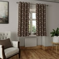 thumbnail image 2 of Ambesonne Grommet Curtain, , 50"x63", Dark Cocoa Warm Taupe, 2 of 5