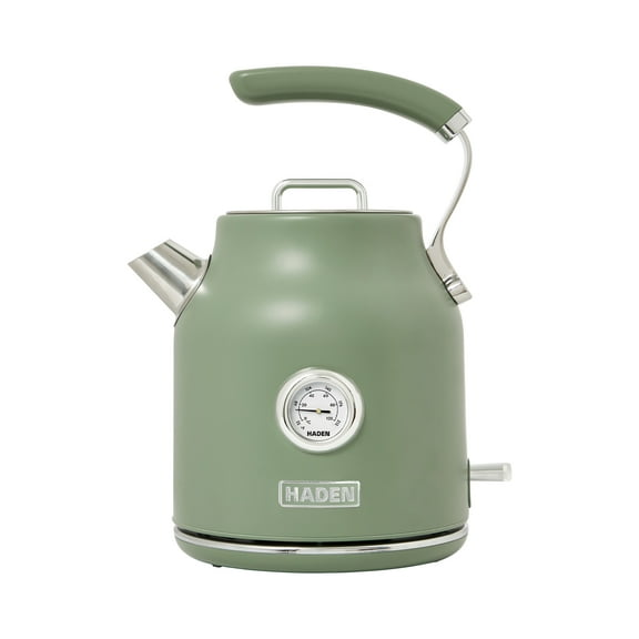 Haden Dorset 1.7 Liter Electric Water Kettle w/360-Degree Base, Cedar Green