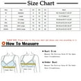 thumbnail image 3 of Darzheoy Bras for Women No Underwire 3-Pack Bras for Young Ladies Top Bra Wire Free Underwears Base Vest Style Sports Lingerie 44, 3 of 9