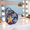 thumbnail image 7 of BZSMCE Makeup Bag Large Travel Cosmetic Bag with Adjustable Dividers Fashion Cosmic Brightness Printed, 7 of 7
