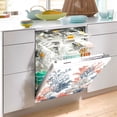 thumbnail image 2 of Yayeee Magnetic Dishwasher Cover for The Front Decoration Home Kitchen Machine Sticker Protector, White Sea Plants, 2 of 6