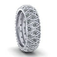 thumbnail image 3 of 2.00Ct Round Cut Natural Diamond 3Row Anniversary Eternity Band Ring Solid 14k Gold IJ I1, 3 of 3