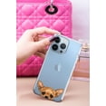 thumbnail image 3 of WIRESTER Soft TPU Clear Case Slim Protective Cover for Apple iPhone 13 Pro Max 6.7" 2021, Animal Fawn Apple Head Chihuahua Dog, 3 of 3