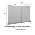 thumbnail image 2 of GOF Freestanding Office Partition-Straight Run w/ Safety Legs (78"W x 60"H) Room Divider, Privacy Screen, Workstation Cubicle, 2 of 12