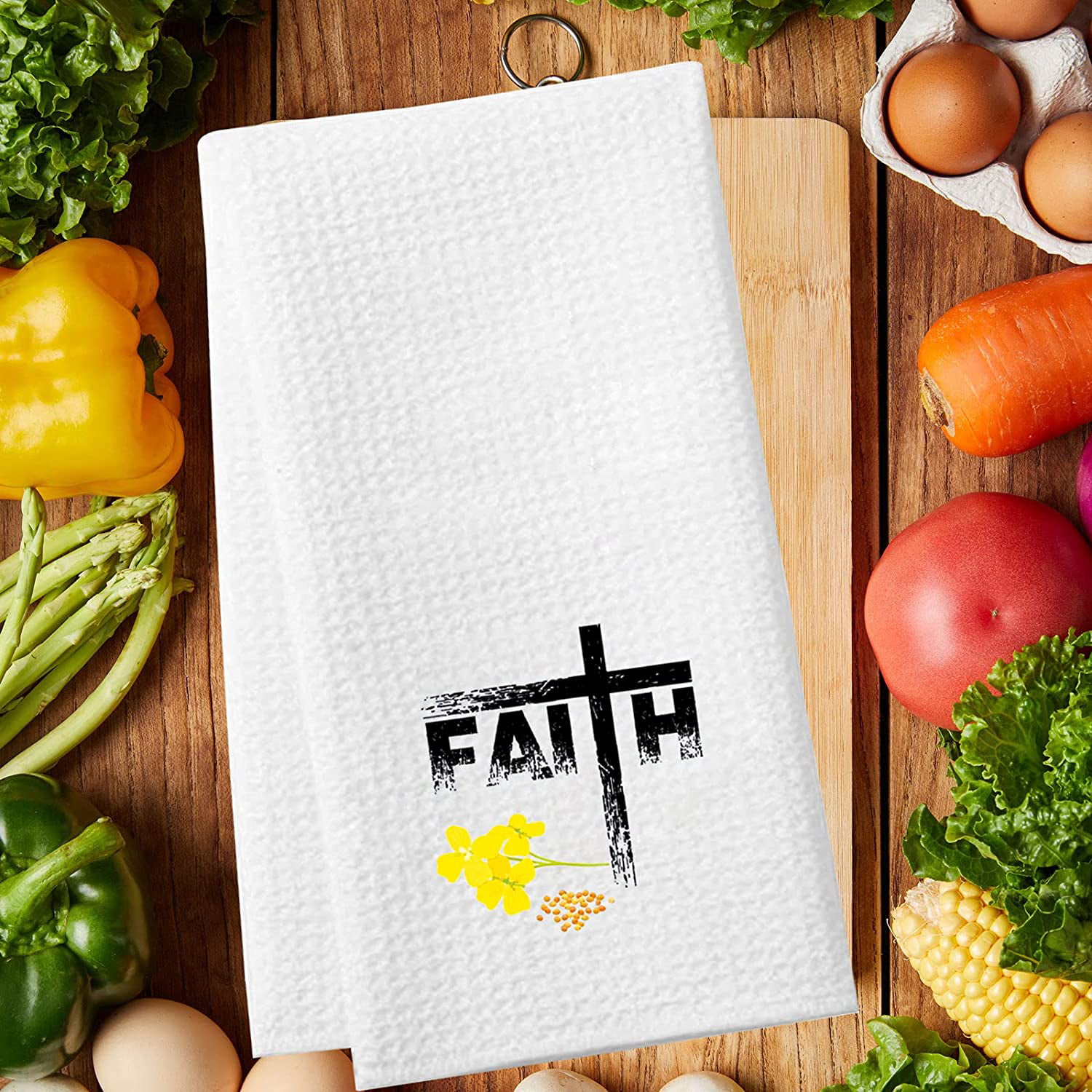 Voatok Inspirational Quotes Faith Kitchen Towels Dish Towels Hand  Towels,Religious Decorative Hand Towels Bath Towels,Religious Gifts for  Women Faith