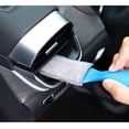 thumbnail image 5 of Cepillo de doble cabezal para limpieza de coche, cepillo portátil para detalles de Interior de coche, cepillo para polvo, cepillo para detalles automático, 2 uds. (azul y negro), 5 of 5