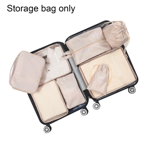 Laundry & Home Storage Packing Cubes Ideal for Holiday Baggage Luggage Organiser Travel Storage Bags Backpacking Blue 6PCS Best Value Suitcase Organiser Compressible Luggage Cubes Air Travel 