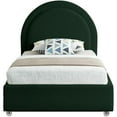 thumbnail image 3 of Meridian Furniture Milo Green Fabric Twin Bed, 3 of 8