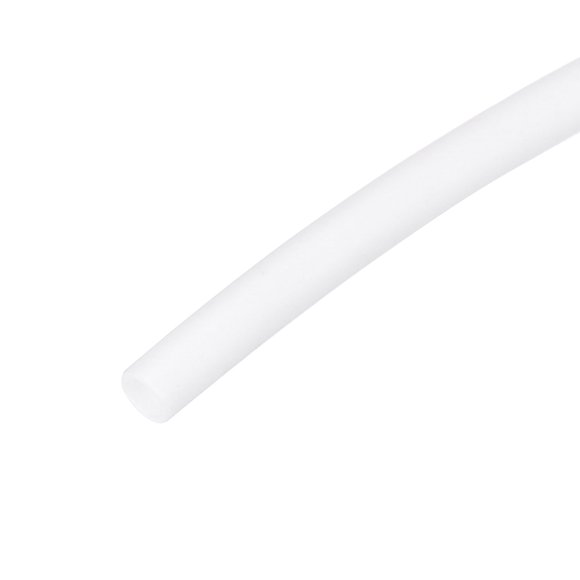 Uxcell Silicone Heat Shrink Tubing 1/16" ID 3/32" OD 3.28ft White