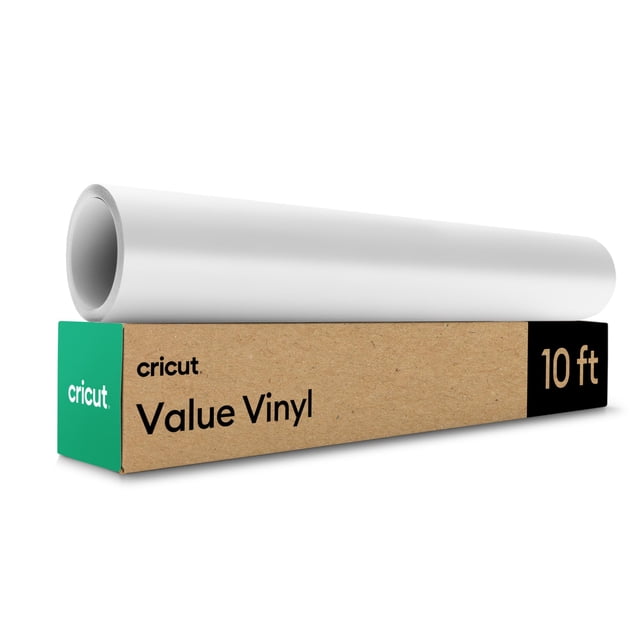 Rollo de vinilo Cricut Value extraíble blanco de 30,5 cm x 3 m