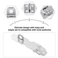 thumbnail image 4 of Shisuyan 20 Pcs Cadenas en Acier Inoxydable avec Loquet pour Porte Fenêtre Cabines, 4 of 8